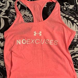 Hot pink under armor work out tank
